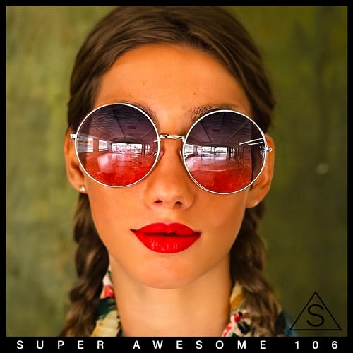 Classic Oversize Joplin Style Hippie Round Circle Lens Sunglasses2