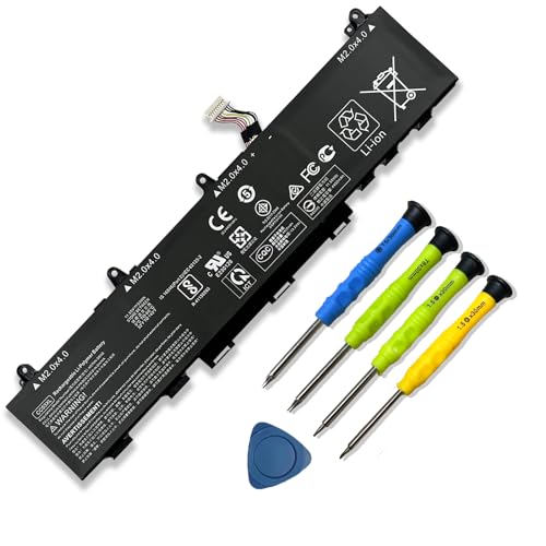 Mobik CC03XL 53Wh Replacement Laptop Battery for HP ZBook Firefly 14 G7 G8 EliteBook 830 835 840 845 G7 G8 Probook 635 Aero G7 G8 Series HSTNN-DB9Q L77608-2C1 L77608-421 L78555-005 CC03053XL-PL 11.55V