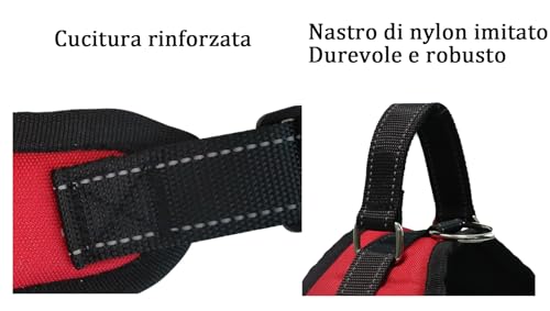 MENGTEQI Professionelles Hundegeschirr für Hunde, bequem und atmungsaktiv, anpassbar für kleine, mittelgroße und große Hunde, geeignet für Spaziergänge, Laufen, Training usw. (Black, M)