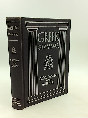 Greek Grammar B00085I4IM Book Cover