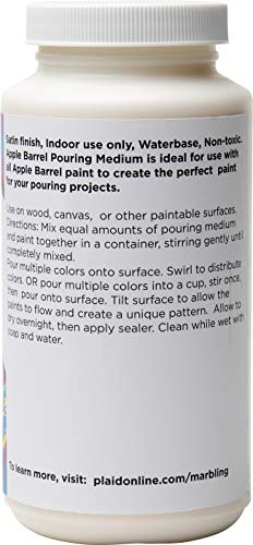 Apple Barrel Pouring Medium, 44840E Acrylic, 16 Oz, 16 Fl Oz #TOP1