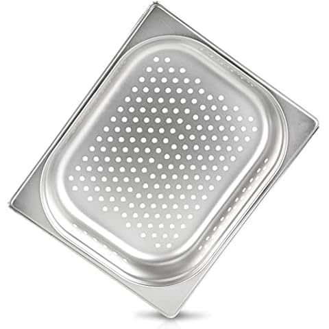 jokobela Recipiente GN de acero inoxidable con perforaciones de 6 mm Cover