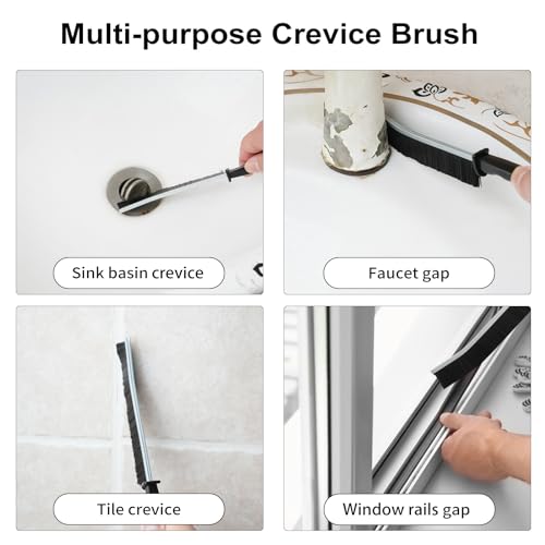 image for Dfacio 11Pcs Crevice Cleaning Brush Set,Hard Bristle Cleaning Supplies