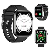 Smart Watch for Men with Call Function - 1.85" Fitness Watch with Heart Rate/SpO2/Sleep Monitor, Fashion Fitness Tracker with 113+ Sports, Step Counter, IP68 Waterproof for Android/iOS