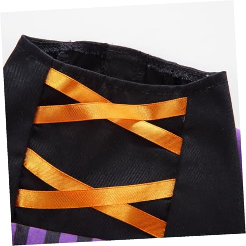 Disfraz Halloween Bruja para Perros Talla L Negro miniatura 3