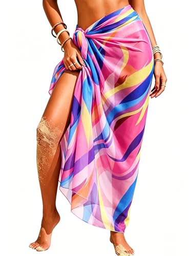 Image of CHICGAL Sarong Wraps Swimsuit Coverup for Women Bathing Suit Cover Up Summer Bikini Beach Swimwear 2026