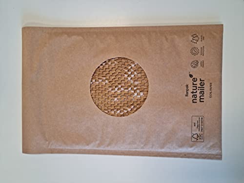 Enveloppes à bulles durables grand format 480x320 pochette emballage marron FSC Ranpak