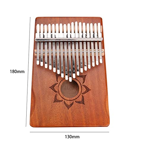 Wzhzj Piano à pouce 17 touches Instrument de musique à percussion en bois d’acajou avec sac de rangement pour outils de… - Les Beatles, Paul McCartney, John Lennon, RIngo Starr, George Harrison Wzhzj Piano à pouce 17 touches Instrument de musique à percussion en bois d'acajou avec sac de rangement pour outils de… – Image 3