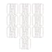 Duiaynke 10 Sets Plastic Bra Strap Clasp Bralette Buckle Sewing Clip Hooks (Clear)