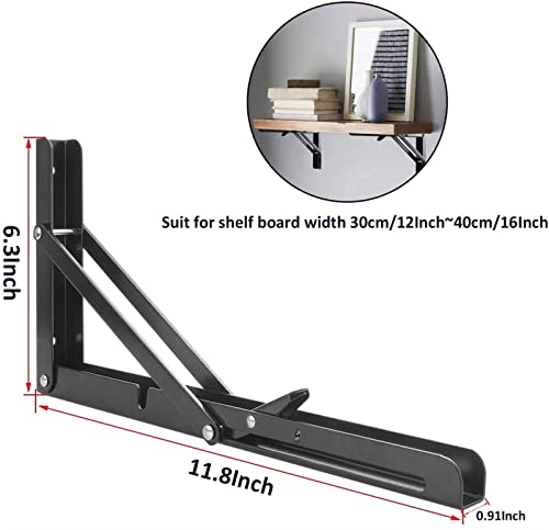 Support de table pliante RJJ | Solution de rangement mural en métal pour studio