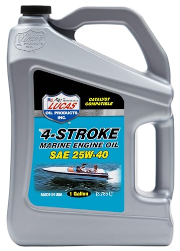 Image of Lucas Oil SAE 25W-40 Stern Drive Inboard Marine Oil FC-W, 5 Quart (Pack of 1)