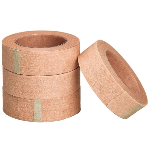 4-Pack of Microporous Surgical Tape, Nose Tape After Rhinoplasty, Flexible Skin Tape Micropore Tape, Self‑Adhesive Wrap Tape, for Wound Dressing Care Sports