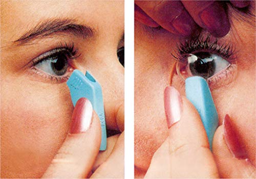 Contact Lens Remover Tool, DMV Soft Lens Handler, 2 Pack w/Free Black Contact Lens Case - Thumbnail 4