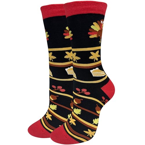 YWEIOUSD Funny Turkey Socks for Men Women Novelty Sock Thanksgiving Costume Gag Gifts for Adults Kids Gift