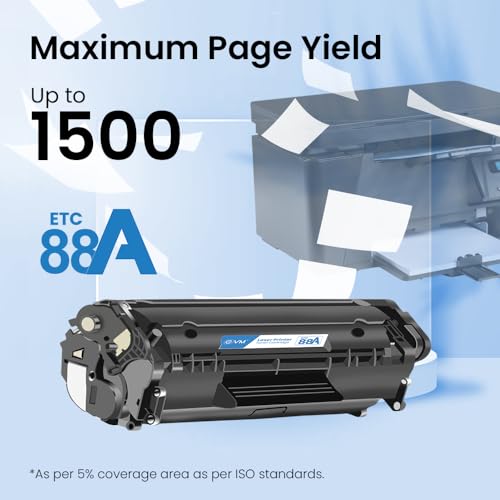 Image of EVM Compatible Toner Cartridge for HP LaserJet P1007 /P1008 /P1106 /P1108 /Pro M1136 MFP /M1213nf /M1216 - 2000 Pages | High Density | 1 Year Warranty