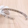 Btysun Gifts for Mom Her,Inspirational Bracelets for Women Cuff Bangle Jewelry for Wife Mothers Day Bracelet Uplifting Mantra Quotes Engraved Jewelry #3