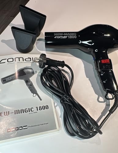 Sèche-cheveux 1800 Watt NEW MAGIC 530 g pour un séchage rapide au quotidien