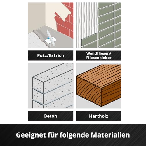 Original Einhell Hartmetall-Delta-Raspel 80mm (Langlebige Hartmetallbestreuung, Open Back Schnellwechselfunktion, Geeignet für Multitools)