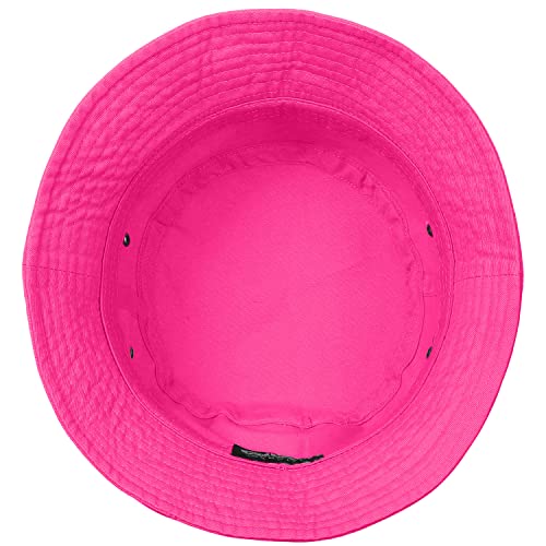Image of Falari Men Women Unisex Cotton Bucket Hat 100% Cotton Packable for Travel Fishing Hunting Summer Camp