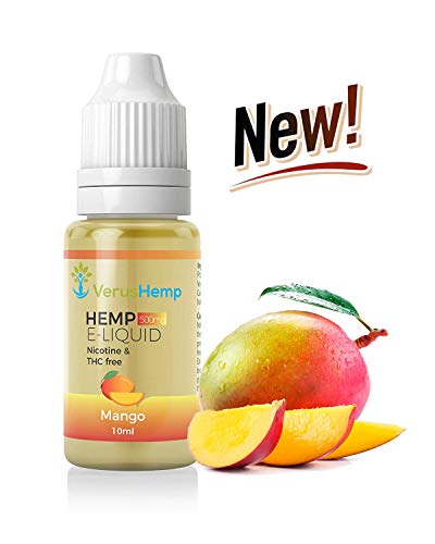 500mg Hemp extract vaping E-liquid | vape oil | Different flavors 10ml | No nicotine | (Mango)