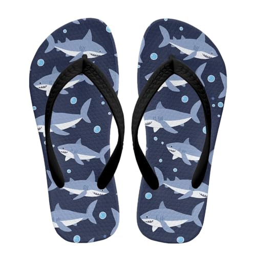 Boy Girls Slide Sandals and Thongs for Beach and Boats - Kids Flip Flops with Cartoon Print