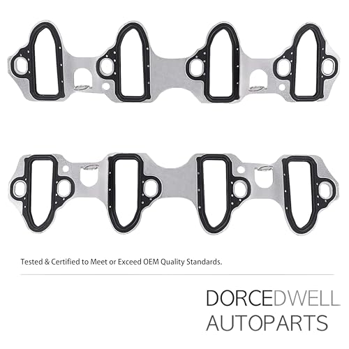 Image of Intake Manifold Gasket Set for 4.8L 5.3L 6.0L Engine MS98016T 89060413 | Auto Repair Gasket Kit Fits Chevy Silverado Tahoe GMC Sierra Yukon Savana Cadillac Escalade