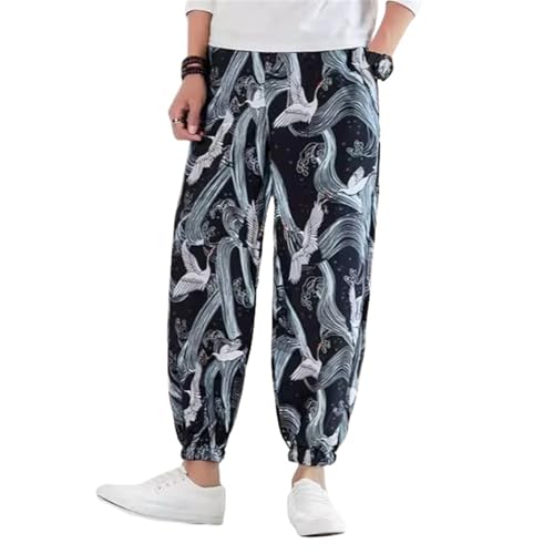 Pantalon d'hiver pour homme style chinois idéal pour sorties urbaines