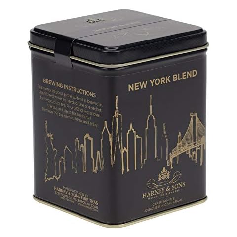 Harney & Sons New York Blend Caffeine-Free Tea Sachets Cover