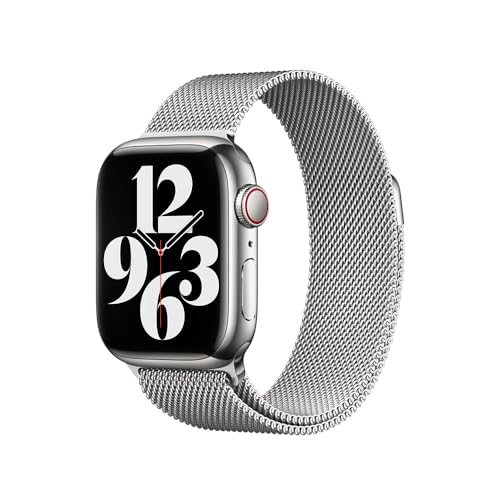 Image of Apple Watch Band - Milanese Loop (41mm) - Silver - Regular