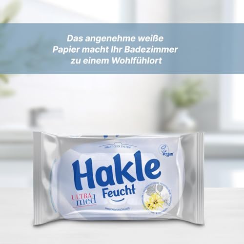 Feuchtes Toilettenpapier Hakle Feucht Ultra Med im 12er-Pack