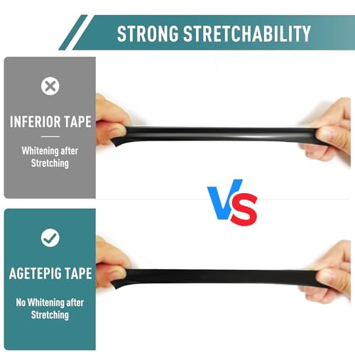 Image of 20-Pack Black Electrical Insulating Tape,3 /4 in x 66 ft Industrial Grade UL /CSA Listed Waterproof Vinyl Electrical Tape Flame Retardant Outdoor Electric Insulating Wire Wrapping (Black)