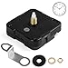 Quartz Clock 12888 Battery Clock Mechanism Movement Replacement Set, Battery Operated Axis Shaft High Torque Clock Parts Suitable with Thread and Seconds Hand Motor Repair (Shaft 17mm -Thread 9.5mm)
