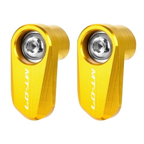 Capteur ABS Tenere 700 protégé en tout-terrain avec les caches de roues CNC or