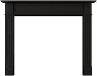 Vista 5 de Modern Ember Eastfield 48x42 Inch Wood Fireplace Mantel Surround Kit Provincial Color - Traditional and Elegant Design; Includes Wooden Mantel