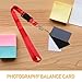 Alipis 2pcs Photography Grey Cards Set with Neck Strap for Accurate White Balance and Exposure Control, Small Size Black White Grey Cards for Digital Camera Lighting and Studio Use