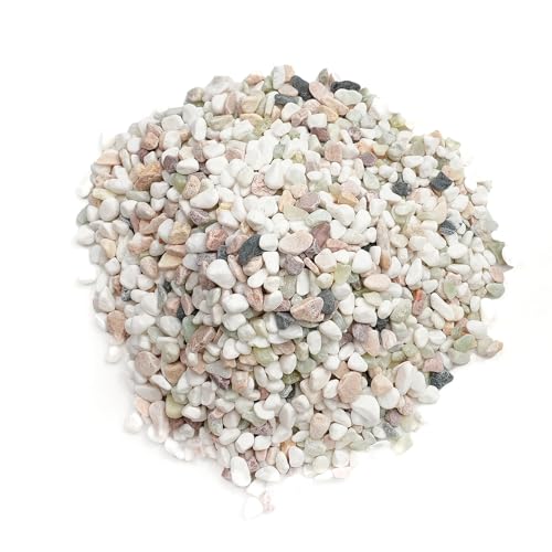 Image of CONSDAN 12 LBS Natural Gravel for Fish Tank, StoneCreek Betta Fish Aquarium Gravel, Vase Filler, River Rocks, Fish Tank Decorations, Perfect for Aquarium Decor, Fish Tank, & Indoor Plant, Mixed Color