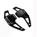 HYSM Volante per Auto D-S-G Shift Paddles Extension Shifters Adesivi per BMW. per 3 5 Palette del Cambio F30 F10 F20 F22 F15 F16 (Color : Nero)