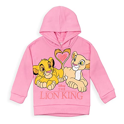 Disney Lion King Nala Simba Toddler Girls Fleece Hoodie Pink 2T #TOP17