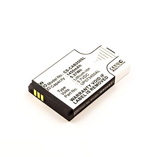 k.A. Akku für Caterpillar BTC-CAB250SL Li-Ion 3,7 Volt 1300 mAh schwar