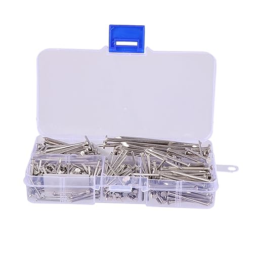 460 clavos redondos de acero inoxidable para proyectos de carpintería miniatura 1