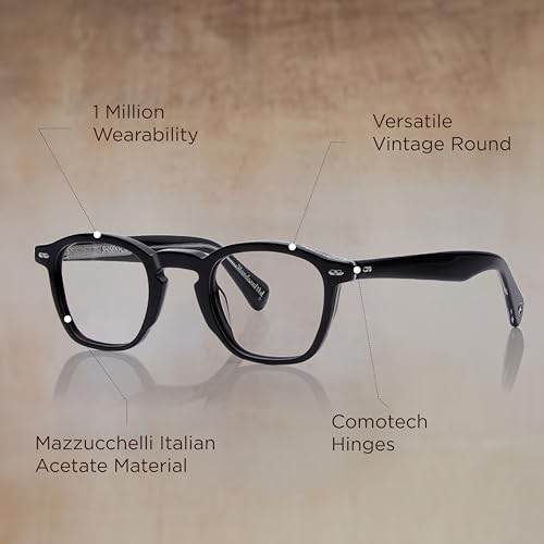 Image of Shisen Fox Niko 2.0 Square Acetate Spectacles Frames for Men & Women with Demo Lenses | Classic Full Rim Eye Frames for Men & Women | Stylish & Durable Specs Frame for Man & Woman