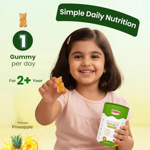 Image of BabyOrgano Nutriverse Eye Care Gummies for Kids (2-15 Years) - Sharper Vision and Healthy Eyes with Natural Ingredients - (Eye care gummies + immunity gummies)