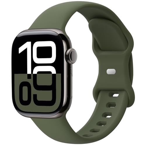 Distore (ディストアー) スポーツバンド Apple Watch 38mm 40mm 41mm 42mm 44mm 45mm 46mm 49mmに対応 ソフトシリコン交換用アクセサリーストラップリストバンド iWatch Series 10/9/8