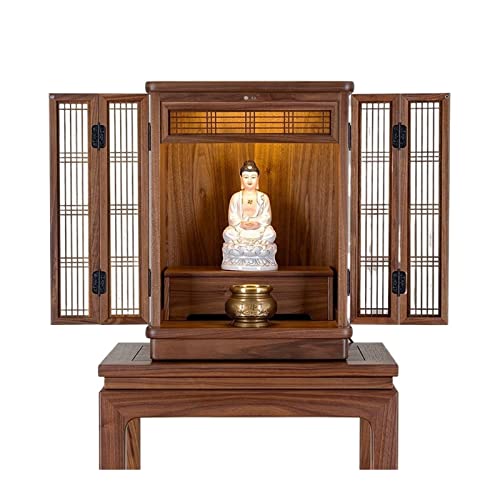 Handgefertigter Tempel 38-48 nordamerikanischer schwarzer Nussbaum, wandmontierter buddhistischer Nischen-Hängeschrank, Gott des Reichtums, Guanyin-Tischplatte, Nischen-Versorgungsplattform, bud Handgefertigter Tempel 38-48 nordamerikanischer schwarzer Nussbaum, wandmontierter buddhistischer Nischen-Hängeschrank, Gott des Reichtums, Guanyin-Tischplatte, Nischen-Versorgungsplattform, bud