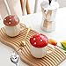 Kawaii Linda taza de champiñones juego de taza de café con champiñones para vidrio café té taza de champiñones taza con tapa regalos para niñas mujeres cumpleaños Navidad decoración del hogar Imagen de Kawaii Linda taza de champiñones juego de taza de café con champiñones para vidrio café té taza de champiñones taza con tapa regalos para niñas mujeres cumpleaños Navidad decoración del hogar