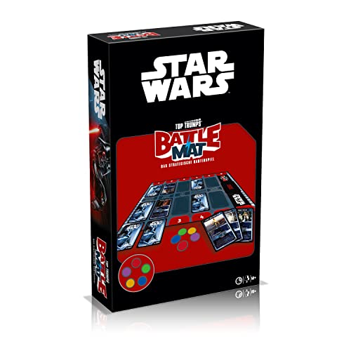 Top Trumps Battle Mat Star Wars Brettspiel - Star Wars Fanartikel Gesellschaftsspiele - Strategisches Brettspiel für Fans - 2+ Spieler ab 6+ Jahre - Deutsch