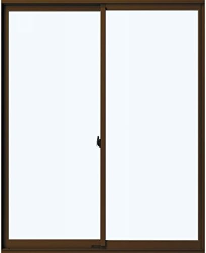 Amazon Ykkap アルミサッシ フレミングj 引違い窓 ペア硝子 網戸付 半外付型 2枚建 サッシ寸法w1690 H10 窓