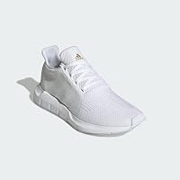 adidas Womens Swift Run White/White/Gold Metallic 6 — image 6