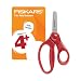 Fiskars 194160-1027 Blunt-tip Kid Scissors 5 Inch, Red