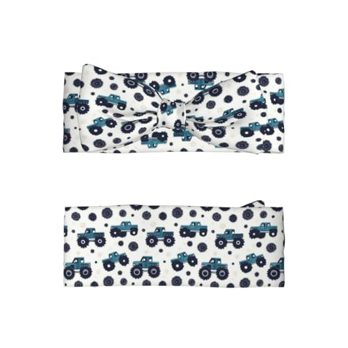 Car Gear Black Print Baby Girl Bows Headbands Baby Girls Newborn Headbands Infant Toddlers 0-6 Months2